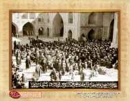 به مناسبت ۲۳ آبان ماه دومین سالگشت برگزاری کنگره ملی شهید علامه مبارکه ای تقدیم می گردد:تصویری کمیاب از یک منبر تاریخی ازعلامه مبارکه ای در ۹۵ سال قبل درمسجد حکیم اصفهان