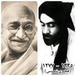 حضور گاندی به همراه مبارکه ای در مسجد مسلمین و حضور مسلمانان در بتکده هندوها در لاهور/از سرگیری نزاع هندو و مسلمان  بخاطر جهالت بعضی از مسلمین هندی