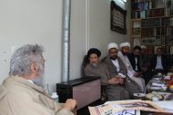‍ آیت الله مستجابی( از علمای بزرگ اصفهان) در دیدار با اعضای ستاد کنگره بزرگداشت آیت الله مبارکه ای (ره):  آیت الله مبارکه ای به تمام معنا یک “عالم سیاست مدار و زمان شناس” بود
